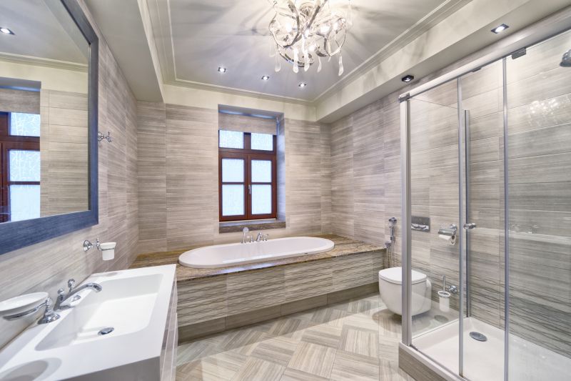 Contemporary Tub and Shower Combos